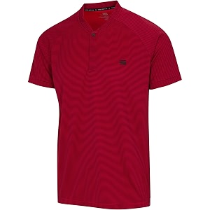 three sixty six collarless golf shirts for men - mens casual dry fit short sleeve polo lightweight and breathable