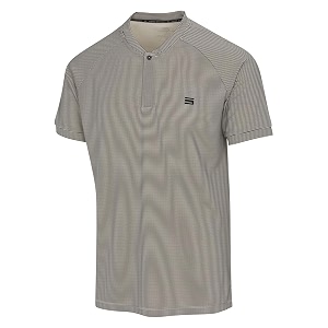 three sixty six collarless golf shirts for men - mens casual dry fit short sleeve polo lightweight and breathable