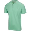 Three Sixty Six Collarless Golf Shirts for Men - Men’s Casual Dry Fit Short Sleeve Polo, Lightweight and Breathable