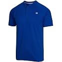 Three Sixty Six Collarless Golf Shirts for Men - Men’s Casual Dry Fit Short Sleeve Polo, Lightweight and Breathable