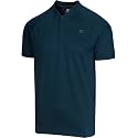 Three Sixty Six Collarless Golf Shirts for Men - Men’s Casual Dry Fit Short Sleeve Polo, Lightweight and Breathable