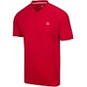 Three Sixty Six Collarless Golf Shirts for Men - Men’s Casual Dry Fit Short Sleeve Polo, Lightweight and Breathable