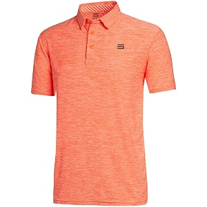 three sixty six golf shirts for men - dry fit short-sleeve polo athletic casual collared t-shirt