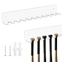 Threehoney 1 Pcs Mini Baseball Bat Holder, Wallmount, 15 3/8 x 2 x 2 Inch