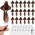 Threehoney 20 Pcs Wooden Cross Fidget Cross My Heart, Small Handheld Pocket Crosses in Bulk with Organza Bag Relief Fingertip Stress Christian Baptism First Communion Gift for Inspirational Prayer