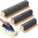 Threehoney 3 Size Tailors Clapper Pressing Bar with Clapper Wool Quilters 7, 9.5, 12 Inch Professional Sewing Tool Wooden Tailors Tool for Sewing Quilting Ironing