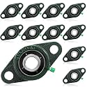 Threlaco 10 Pack Ucfl204-12 Pillow Block Bearing 1 in Bore