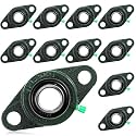Threlaco 10 Pack Ucfl205-16 Pillow Block Bearing 1 in Bore