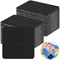 Threlaco 200 Pcs Dermaplaning Blade Wiping Pads on Gloves Dermaplane Razor Wipes Hair Remover for Women Men Face Eyebrows Shaver Dermaplaning Tool Esthetician Supplies, Black