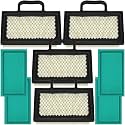 Threlaco 4 Pack 499486s 698754 Air Filter Compatible with 499486s 499486 499476s 698754 691007 695667 Air Filter Lawn Mower Tractor