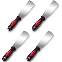 Threlaco 4 Pcs Lawn Mower Deck Scrapers Heavy Duty, 10.25'' x 2''