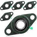 Threlaco 5 Pack Ucfl205-16 Pillow Block Bearing 1 in Bore