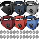 Threlaco 6 Pcs Dust Mask Reusable Respirator Mask