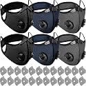 Threlaco 6 Pcs Dust Mask Reusable Respirator Mask