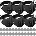 Threlaco 6 Pcs Dust Mask Reusable Respirator Mask