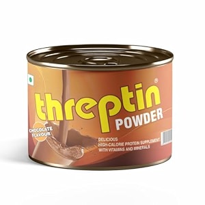 threptin protein powder  200g 27 servings  chocolate flavor  casein-based protein with 18 vitamins amp minerals  antioxidants  supports recovery weight gain amp overall health for men women ampkids