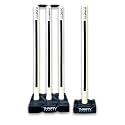 Cricket Stumps Set - 4 Stumps + 2 Bails + 2 Stand Full Size 30/32" (ST Off White +1)