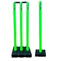 Thrifty Sports® Cricket Stumps Set - 4 Stumps + 2 Bails + 2 Stand Full Size 30/32" (Grenzz)