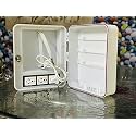 DVR 2U Rack Box Junction Box CCTV Rack for DVR ABS Fibre Plastic PVC Box 13x11x5 inch for Small DVR, NVR, POE SWITCHES of Dahua Hikvision CP Plus (13 * 11 * 5 Inch, Virgin Dvr box)