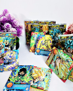 thrifx prime dragon ball super cards 100 pcs goku vegeta booster cardspack of 12