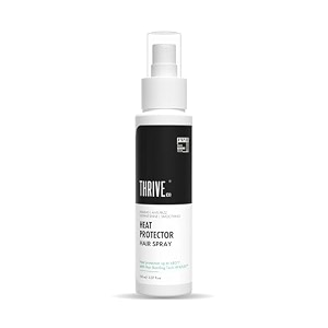 thriveco heat protection spray for hair -150 ml hair styling spray for women amp men heat protectant spray for hair upto 250c amp 2x less hair breakage i frizz free amp helps in damage control