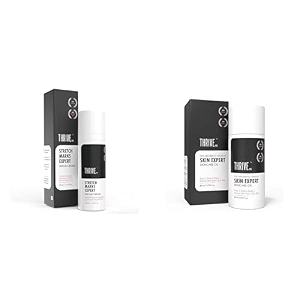thriveco stretch marks combo  prevents amp fades stretch marks  for scars dry skin amp uneven skin tone  with striover squalane rosehip amp mahua oil for men amp women