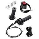 Throttle Assembly with Cable 7/8" Twist Throttle Handle Grip Kit