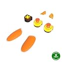 Thrustmaster ESWAP X LED ORANGE CRYSTAL PACK, Pack of 7 Backlit Orange Modules, NXG Mini-Sticks, Hot-Swap Feature, Compatible with ESWAP X PRO CONTROLLER, Xbox Series X|S and PC