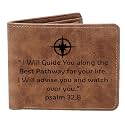 THTCSQ Christian Gifts Leather Wallet With God All Things are Possible Leather Wallet Bible Verse Faith Religious Christian for Women Men (wherever you go)