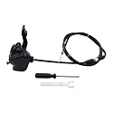 Thumb Throttle Accelerator Brake Lever Cable For 50cc 70cc 90cc 110cc 125cc 150cc 200cc 250cc 300cc ATV Quad Pit bike TaoTao (Lever +Cable +Tools)