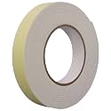 Thump Double-Sided Foam Tape Mono White Sticky Adhesive for DIY Art &amp; Crafts Scrapbooking Office School Stationery Supplies - (White, 18mmX1m, Pack of 6)