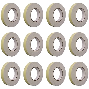 thump double-sided foam tape white tube sticky adhesive for diy art amp crafts scrapbooking office school stationery supplies - white 24mmx3m pack of 12
