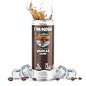 Thunder Coffeemilk 11 oz Aussie-Style Cold Brew Iced Coffee Cans - Vanilla Latte | Protein Coffee Ready-To-Drink | Lactose Free Milk, 75mg Natural Caffeine | 12 Pack