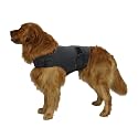 Thunder Jacket for Dogs Anxiety Relief, Dog Anxiety Vest Calming Care for Separation, Thunderstorm, Travel, Fireworks, Vet Visits (Grey L)