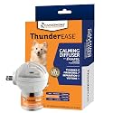 ThunderEase Dog Calming Pheromone Diffuser Kit | Powered by ADAPTIL | Vet Recommended to Relieve Separation Anxiety, Stress Barking &amp; Chewing, and Fear of Fireworks &amp; Thunderstorms (30 Day Supply)
