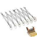 THW® Stainless Steel 7-Wheel expadable Dough Cutter Tool Pasta/Kaju Katli/Pastry Sheets/Samosa Patti Cutter