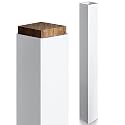 Thyle 2 Pcs 4 x 4 x 39.4 Inches(Actual 3.5 x 3.5) Post Sleeve Vinyl, White