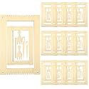 Thyle 24 Sets Wooden Weaving Loom Kit for Beginners with Needles, Comb