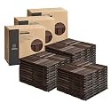 THYOI Premium Deck Tiles, Patio Flooring - Outdoor Waterproof Acacia Wood Tiles for All Weather Use - Balcony, Backyard, Indoor &amp; Outdoor (Square Ft - 30, Espresso, 12S)