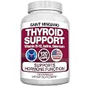 Thyroid Support Supplement with Iodine |120 Capsules to Help Body Mass & Improve Energy, Cardiovascular, Energy & Focus Formula | 14 Natural Vitamins