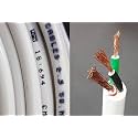 Tia 2.5 mm 3 Core Copper Round Cable Wire for A.C./Geyser Heavy Electrical Uses ISI Mark White PVC- White Colour- (5 Meters, White 2.5mm 3 Core Round Wire)