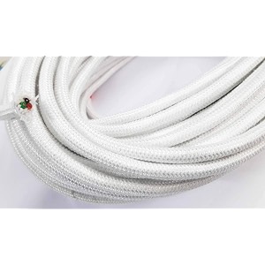 tia cotton wrapped 3 core wire for iron and extension board- 4060 5 meters white