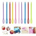 Plastic Yarn Needle Set for Crochet & Sewing | Large Crochet Eyes for Easy Threading | Multipurpose Stitching, Hand Sewing & Embroidery Needles | Durable Needle for Crochet & Crafts (Pack of 10 Needles)