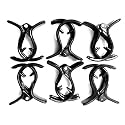 Tia Crafts Hair Butterfly Clips clutches for hair for Girls & Women, Set of 6