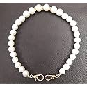 Tia Premium Purse Shoulder Bag Chain Strap Handle, Handbag Purse Chain Replacement, Purse, Clutch Making, Replacement, Decoration &amp; DIY (Chain Handle White Pearl-16inch, 6)