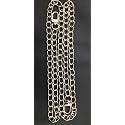 Tia Premium Purse Shoulder Bag Chain Strap Handle, Handbag Purse Chain Replacement, Purse, Clutch Making, Replacement, Decoration &amp; DIY (Chain Golden with Premium Push Lock-120Cm, 6Pcs)