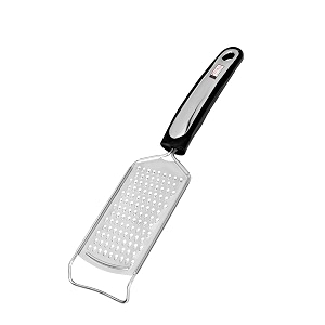 tiara express cheese grater stainless steel lemon zester for kitchen- cheese lemon coconut ginger garlic chocolate vegetables amp fruits shredder