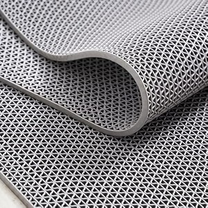 tib anti skid amp multipurpose pvc rubber mat for floor swimming pool mat shower mat carpet rainmat bathroom mat waterproof entrance doormat 2x12 feet grey