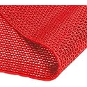 TIB Anti Skid &amp; Multipurpose PVC Rubber Mat for Floor, Swimming Pool Mat, Shower Mat, Carpet, Rainmat, Bathroom Mat, Waterproof Entrance Doormat, 2X20 Feet Red