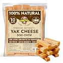 Tibetan Dog Chew 2 lb Yak Cheese Dog Chews, Handmade Treats for Large Dogs, Long-Lasting, Easy to Digest, Grain-Free, Gluten-Free, Supports Dental Health, Ideal for Aggressive Chewers, Bulk